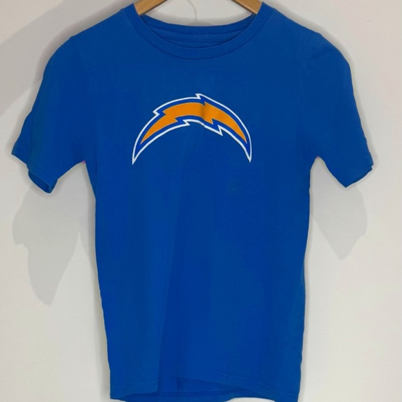 NFL Los Angeles Chargers Kids T-Shirt – Size 10/12 Youth – Blue - Picture 1 of 4